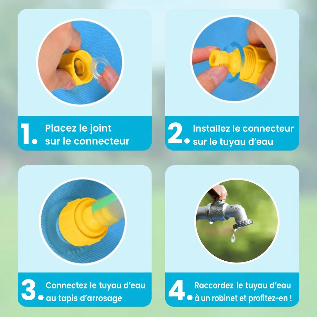 Installation du Splash Dog en 4 étapes